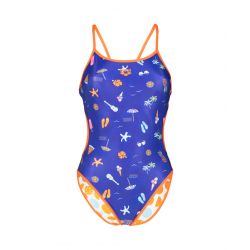 Strój kąpielowy Arena W SWIMSUIT CHALLENGE  REVERSIBLE