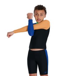 Strój kąpielowy Speedo COLBL LS SP TOP & SHT JUNIOR