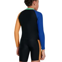 Strój kąpielowy Speedo COLBL LS SP TOP & SHT JUNIOR