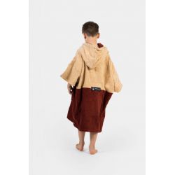 Poncho dla dzieci bawełniane welur Wave Hawaii Dunas XS