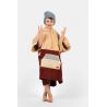 Poncho dla dzieci bawełniane welur Wave Hawaii Dunas XS
