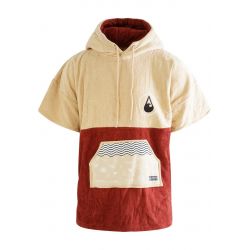 Poncho dla dzieci bawełniane welur Wave Hawaii Dunas XS