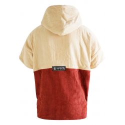 Poncho dla dzieci bawełniane welur Wave Hawaii Dunas XS