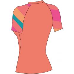 Koszulka do pływania Speedo SS PT PNL SNT JF