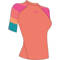 Koszulka do pływania Speedo SS PT PNL SNT JF