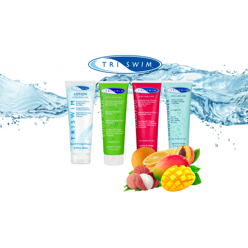 Mini travel set Triswim  szampon  odżywka włosów żel balsam 4x90ml