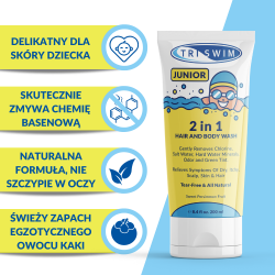 2w1 żel do ciała szampon Triswim Junior słodkie khaki