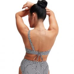 Strój kąpielowy Speedo SPDSCU ASYMTRC PRNT BKNITP AF