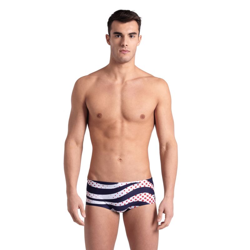 Szorty kąpielowe Arena MULTI STRIPES SWIM LOW WAIST