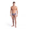 Szorty kąpielowe Arena MULTI STRIPES SWIM LOW WAIST