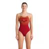 Strój kąpielowy Arena Foggy Dots Swimsuit Swim Pro Back