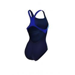 Strój kąpielowy Arena Vsual Waves Swim Pro Back Lb
