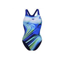 Strój kąpielowy Arena Vsual Waves Swim Pro Back Lb