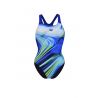 Strój kąpielowy Arena Vsual Waves Swim Pro Back Lb