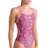 Strój kąpielowy Arena Pink Dahlia Swimsuit Lace