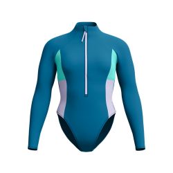 Strój kąpielowy damski Speedo L/S Clrblck Zip