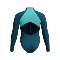 Strój kąpielowy damski Speedo L/S Clrblck Zip