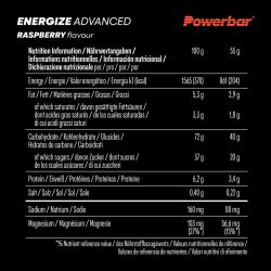 PowerBar Baton energetyczny Energize Bar Advanced 55g (Malinowy)
