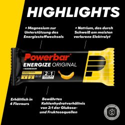PowerBar Baton energetyczny Energize Bar Original 55g (Bananowy)