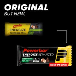 PowerBar Baton energetyczny Energize Bar Advanced 55g (Czekolada - Orzech laskowy)