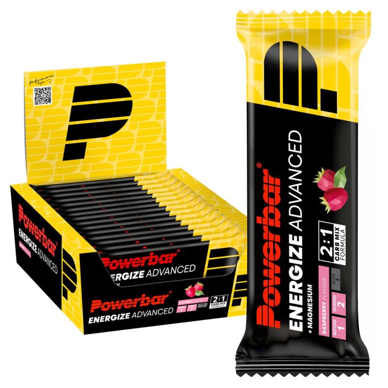 PowerBar Baton energetyczny Energize Bar Advanced 55g (Malinowy)
