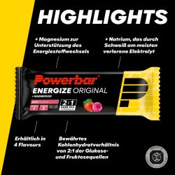 PowerBar Baton energetyczny Energize Bar Original 55g (Jagodowy)