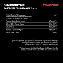 PowerBar Elektrolity bez cukru 5 Electrolytes Sports Drink 10 tab. (Malina - Granat)