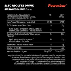 PowerBar Elektrolity w płynie Electrolyte Drink 1L (koncentrat) (Truskawka - Limonka)