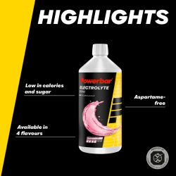 PowerBar Elektrolity w płynie Electrolyte Drink 1L (koncentrat) (Truskawka - Limonka)