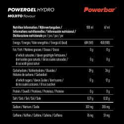 PowerBar Żel energetyczny bez popijania PowerGel Hydro 67ml (Mojito (z kofeiną))