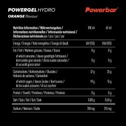 PowerBar Żel energetyczny bez popijania PowerGel Hydro 67ml (Pomarańczowy)