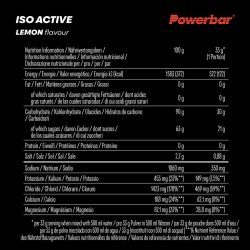 PowerBar Napój izotoniczny w proszku Isoactive Izotonik Sports Drink 600g (Cytrynowy)