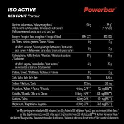 PowerBar Napój izotoniczny w proszku Isoactive Izotonik Sports Drink 600g (Czerwone owoce)