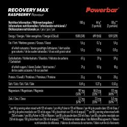 PowerBar Napój regeneracyjny w proszku Recovery Max 1144g (Malinowy)