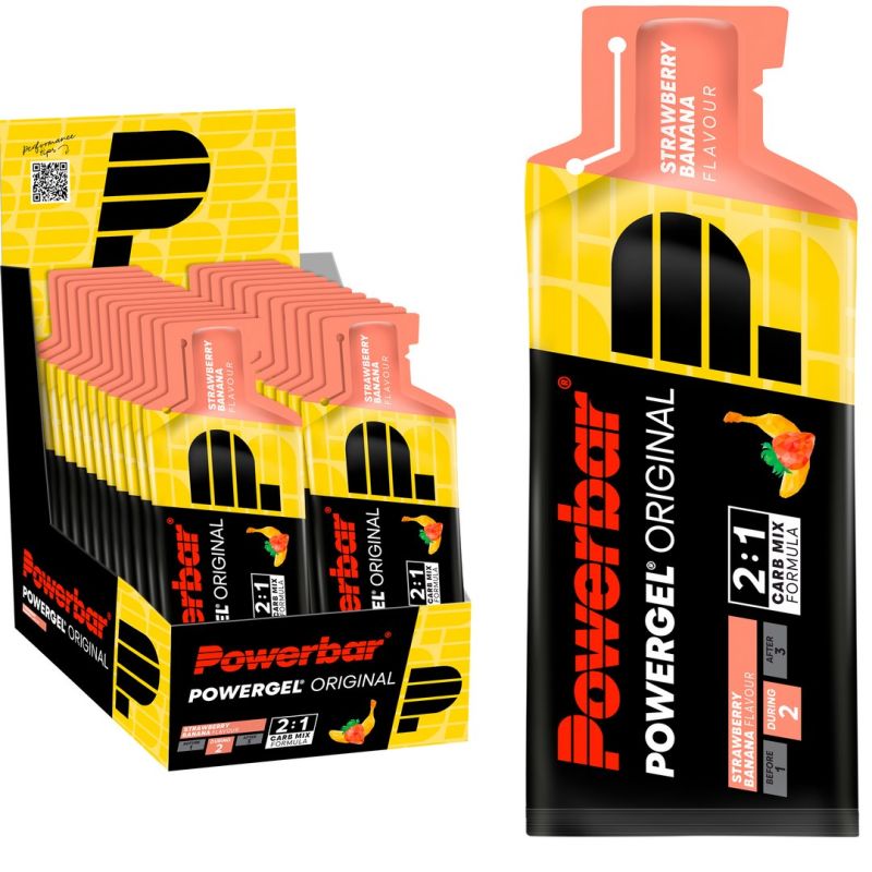 PowerBar Żel energetyczny PowerGel Original 41g (Truskawka - Banan)