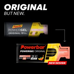 PowerBar Żel energetyczny PowerGel Original 41g (Truskawka - Banan)