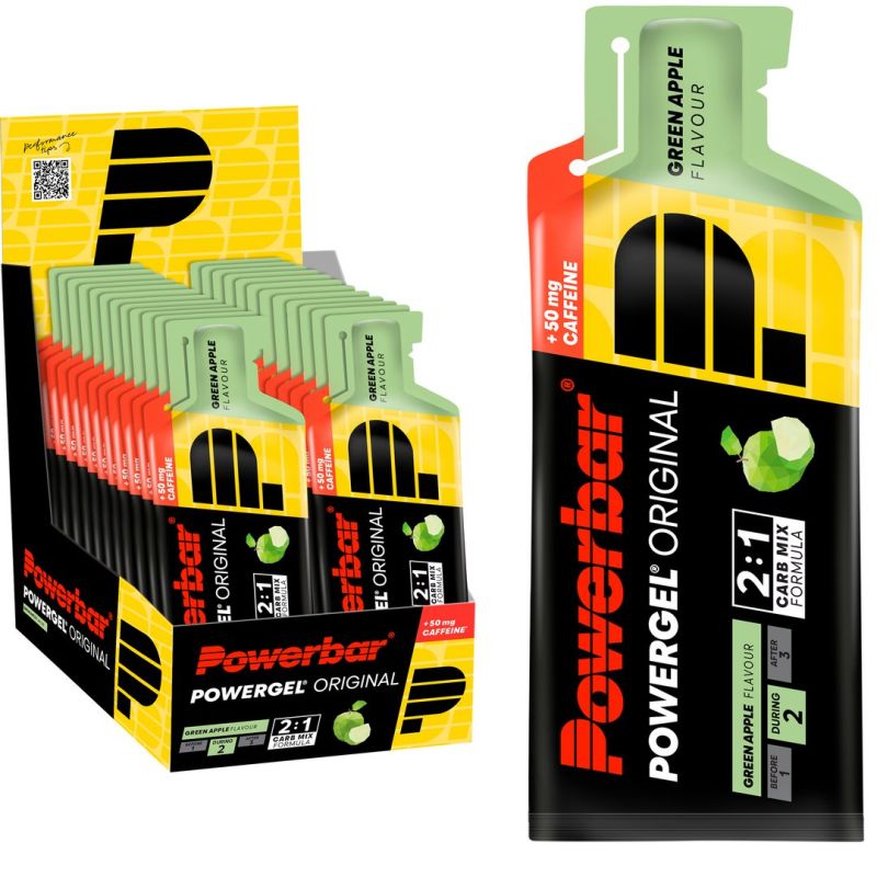 PowerBar Żel energetyczny PowerGel Original 41g (Zielone jabłko (z kofeiną))