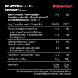 PowerBar Żelki energetyczne PowerGel Shots 60g (Malinowy)