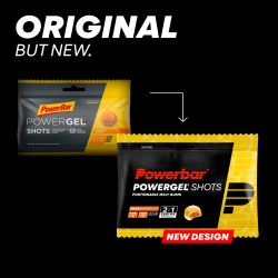 PowerBar Żelki energetyczne PowerGel Shots 60g (Pomarańczowy)