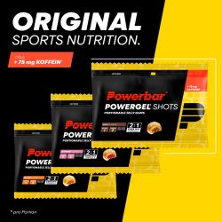 PowerBar Żelki energetyczne PowerGel Shots 60g (Pomarańczowy)