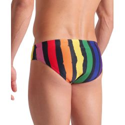 Kąpielówki Arena Painters Stripe Swim Briefs