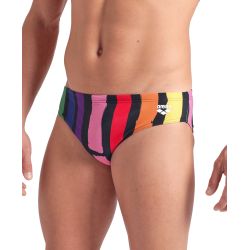 Kąpielówki Arena Painters Stripe Swim Briefs