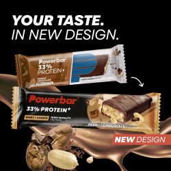 PowerBar Duży baton proteinowy 33% Protein Plus Bar 90g (Czekolada z orzeszkami)