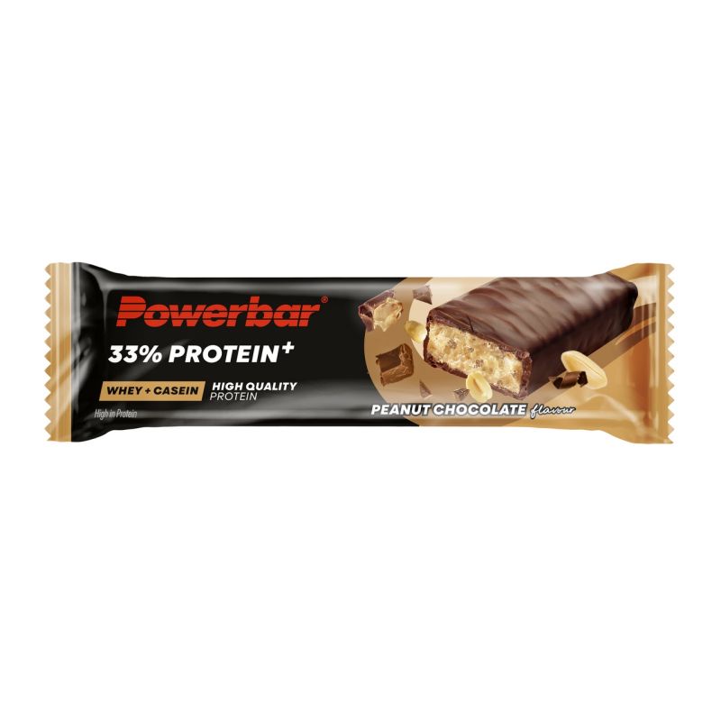 PowerBar Duży baton proteinowy 33% Protein Plus Bar 90g (Czekolada z orzeszkami)