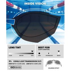 Okulary pływackie startowe Arena Cobra Ultra Swipe Mirror