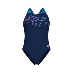 Strój kąpielowy damski Arena Flowing Swimsuit V Back