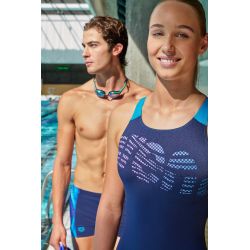 Strój kąpielowy damski Arena Flowing Swimsuit V Back