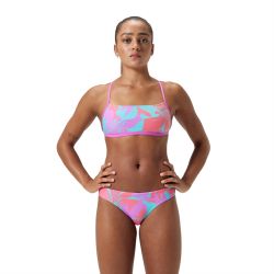 Strój kąpielowy bikini damski Speedo Alov Digi Hip Brf Af