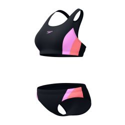 Strój kąpielowy dwucześciowy damski Speedo Clrblck Splce 2.0 2Pc Af