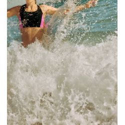 Strój kąpielowy dwucześciowy damski Speedo Clrblck Splce 2.0 2Pc Af